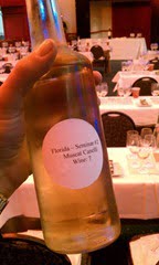 Unblended Muscat for Conundrum blending seminar