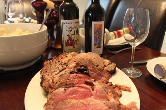 Cardinal Zin 2008 and Darcie Kent Merlot Paired with Prime Rib