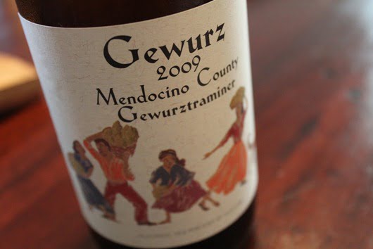 Gewurz by Alexander Valley Vineyards - Gewurztraminer from Mendocino County.