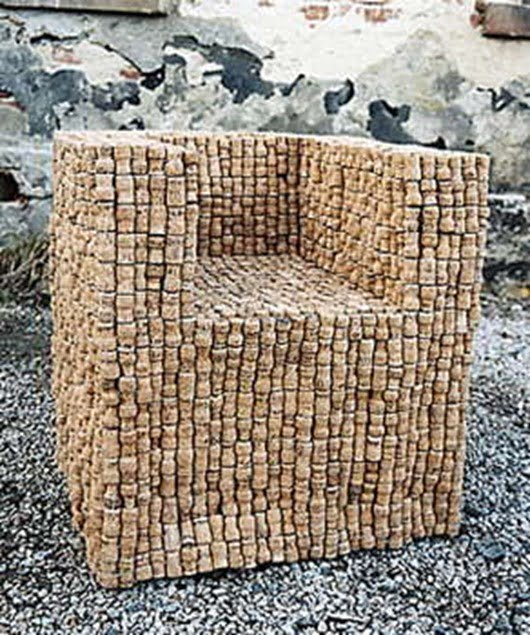 Creative Uses for Wine Corks - Chair