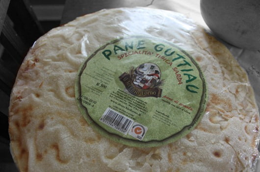 Pane Guttiau Bread from Sardinian