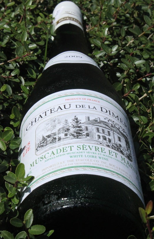 Chateau de la Dimerie Muscadet Sevre et Maine - In a bush...for some reason...