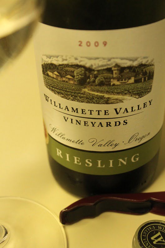 Willamette Valley Vineyards Riesling, Willamette Valley, Oregon, 2009