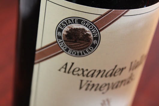 Alexander Valley Vineyards Cabernet Franc.