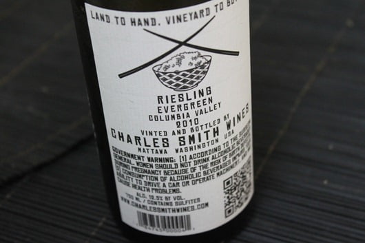 Kung Fu Girl Riesling by Charles Smith Wines, Columbia Valley, Washington State