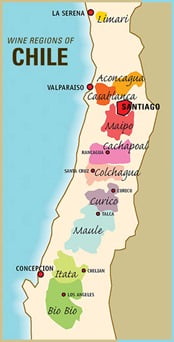 Chile-Wine-Map