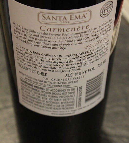 Santa-Ema-Carmenere