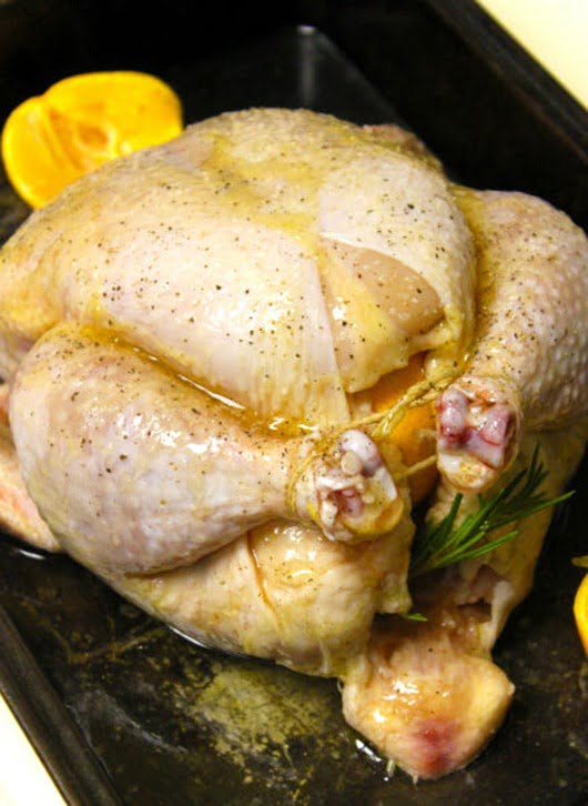 Roast Chicken-with-Tangerines