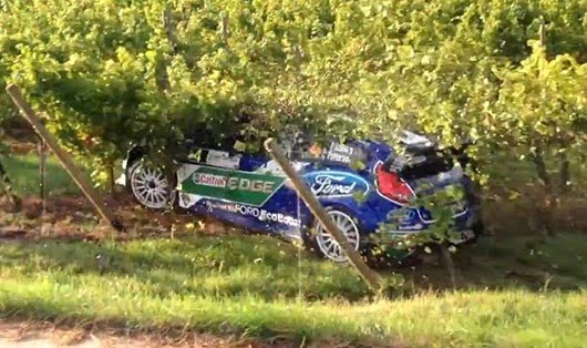 A Quick Vineyard Tour of Alsace for Rally Driver Petter Solberg. 