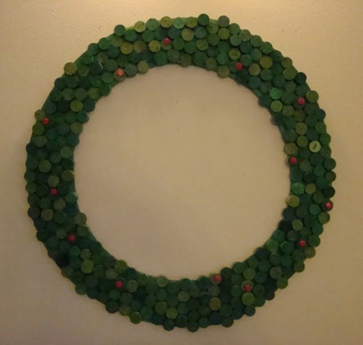 DIY Wine Cork Wreath