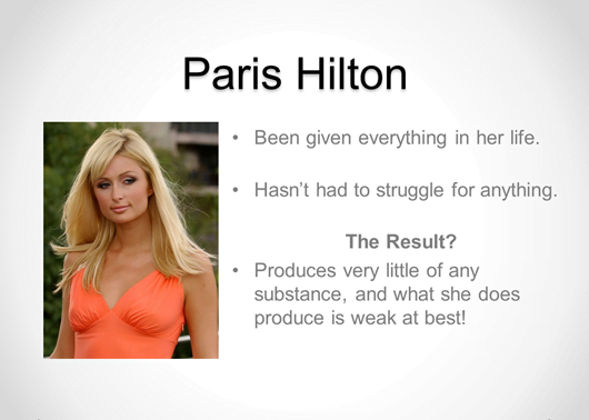 What is the Relationship Between Paris Hilton and Grape Vines?