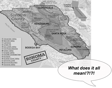 Wine Drinkers Know Bugger-All About Sonoma.